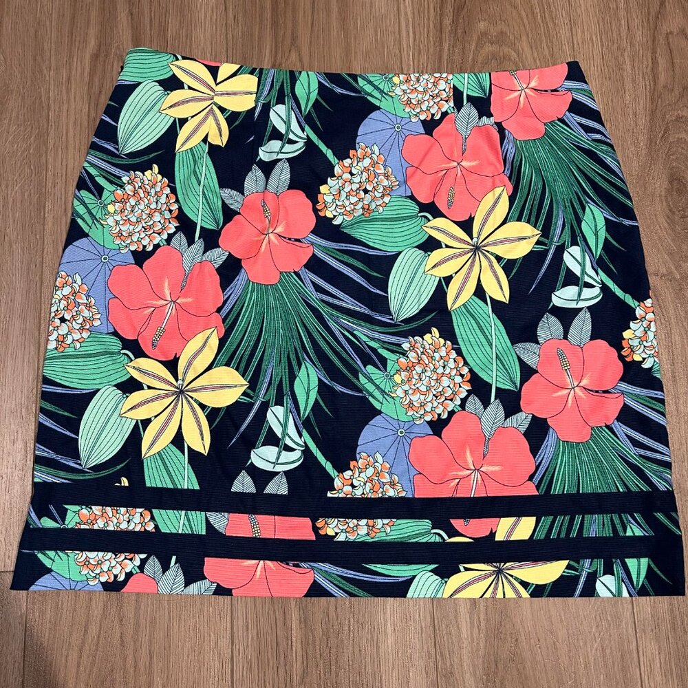 Floral Tailored Mini Skirt | Size 14